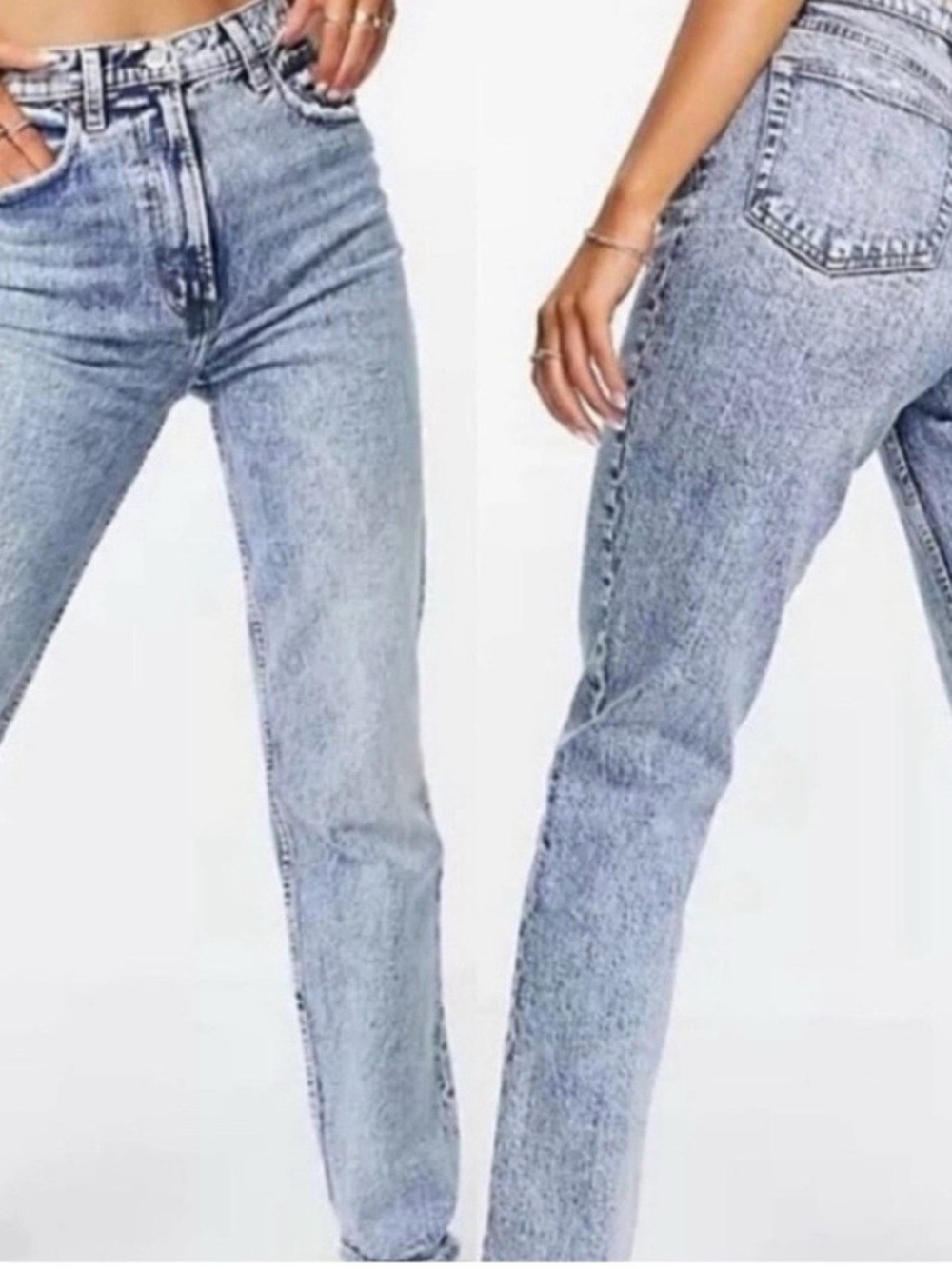 Abercrombie & Fitch Light Blue Straight Leg Jeans